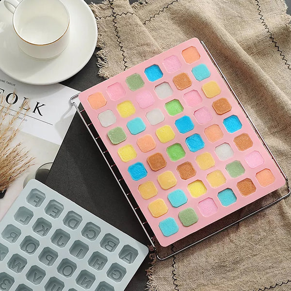 Alphabet Numbers Silicon Mold Symbols 3D Letter Chocolate Mold Soap Making Baking Ice Foodgrade