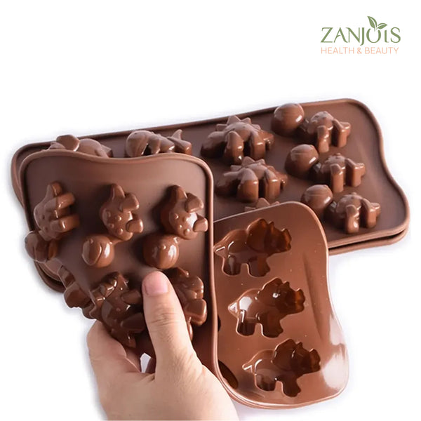 Silicon Molder Mini Dinosaur DIY Soap Chocolate Baking Ice Food Grade