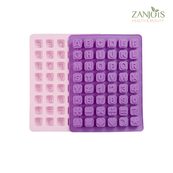 Alphabet Numbers Silicon Mold Symbols 3D Letter Chocolate Mold Soap Making Baking Ice Foodgrade